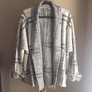 Free People Windowpane Check Jacket